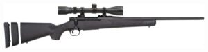 Mossberg Patriot Super Bantam 7mm-08 Rem youth scoped rifle 20-inch black synthetic