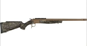 CVA Scout TD V3 .360 Buckhammer 20 inch fluted barrel bronze Cerakote camouflage synthetic stock