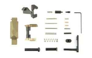 Geissele Ultra Duty Lower Parts Kit DDC Desert Tan for AR-15 with ambidextrous safety and Maritime Bolt Catch