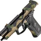 Beretta 92XI SAO 9mm 4.7in Splinter Camo full-size pistol