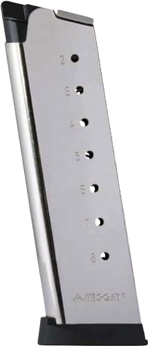 IVER JOHNSON MAGAZINE 1911 - 45ACP 8RD NICKEL FITS GOVT