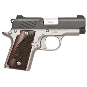 KIMBER Micro Two-Tone 9mm pistol 3.15 inch barrel two-tone finish rosewood-style grips
