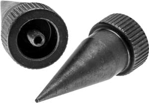 ACCU-TAC SPIKE FEET SET FITS - LR10 BIPODS STEEL BLACK