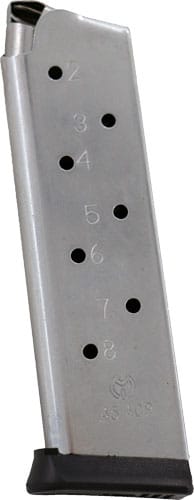 METALFORM MAGAZINE 1911 GOVT. - 45ACP 8RD S/S REMOVABLE BASE