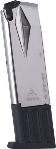 MEC-GAR MAGAZINE RUGER P85/89/ - 93/94/95/PC9 9MM 10RD NICKEL