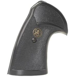 Pachmayr Presentation Grip for S&W K/L-frame square butt in checkered black rubber