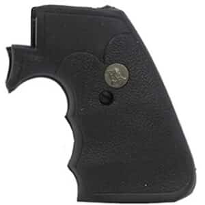 Pachmayr 05134 Decelerator checkered black rubber grip with finger grooves for Ruger Super Blackhawk
