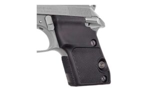 Pearce Grips wrap-around black rubber grips for Beretta Bobcat 21A and Tomcat 3032