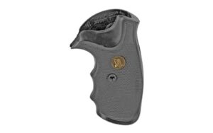 Pachmayr Gripper 03250 black rubber grip for S&W J-frame square butt