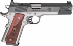 Springfield Armory Ronin 1911 .45 ACP 5" two-tone blued slide stainless-frame optics-ready