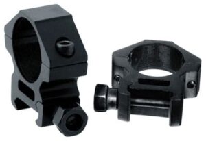 UTG RINGS 1" LOW PROFILE - MATTE BLACK PICATINNY/WEAVER