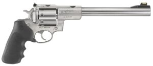 Ruger Super Redhawk .22 Hornet 9.5 inch satin stainless revolver with Hogue Tamer Monogrip