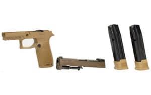 Sig Sauer P320 M18 X-Change Kit 9mm Coyote with 17- and 21-round magazines