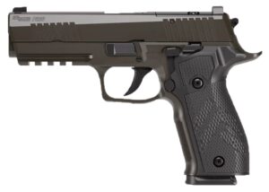 Sig Sauer P226X LEGION 9mm pistol in Legion Gray Cerakote with XRAY3 sights and G10 grip panels