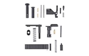 San Tan Tactical AR15 lower parts kit (no grip or trigger) on white background