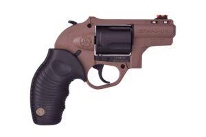 Taurus 605 Poly .357 Magnum 5-shot revolver 2 inch barrel black cylinder coyote brown