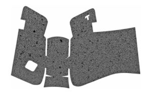 Talon Grips 382R adhesive rubber rear wrap grip for Glock Gen5 19/23/25/32/38/44 no backstrap, black textured