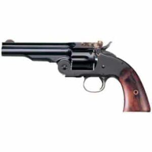 Taylors and Company Second Model Schofield .45 Long Colt 5-inch blued revolver with walnut grip