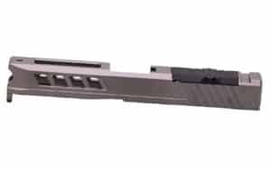 True Precision Axiom Glock 19 G3 slide with RMR cut in gray DLC finish