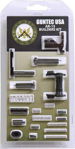 GUNTEC USA AR-15 lower parts kit ambidextrous safety black no grip no trigger