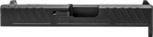Grey Ghost Precision SPG43 V1 stripped slide for Glock 43 with RMS-C optic cut and DLC finish