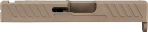 Grey Ghost Precision Slide for Glock 43 V1 in Flat Dark Earth, optics-ready