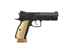 CZ-USA CZ Shadow 2 Gold Digger OR 9mm pistol with aluminum grips and fiber optic sights