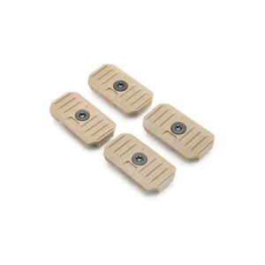 M-LOK CABLE MANAGEMENT COVERS - FDE, SHORT, 2/PC