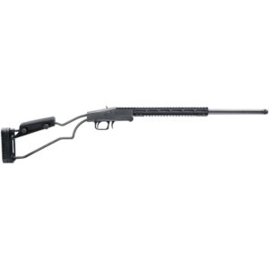 Chiappa Big Badger .350 Legend 20-inch folding single-shot rifle in black with wire stock