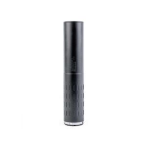Silencer Co Hybrid 46 DTM suppressor in black Cerakote with 5/8x24 direct thread