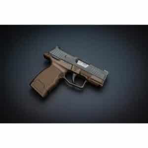 Juggernaut JT P365 grip module in dark bronze with two 12 XL base plates