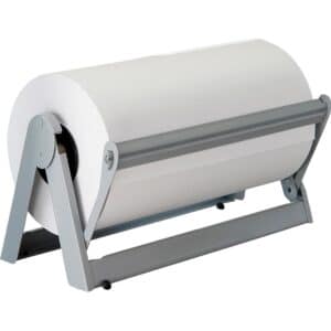 LEM Products 15 inch butcher paper cutter steel grey with straight cutting edge