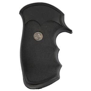Pachmayr 05054 Decelerator checkered black rubber grip with finger grooves for Thompson/Center Contender