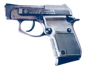 Pearce Grips PGT-22 black rubber wraparound grip for Taurus PT22 and PT25