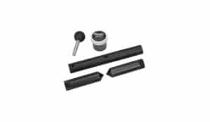 Wheeler 30mm Scope Ring Alignment and Lapping Kit showing alignment bars, lapping bar, handle and 220-grit compound