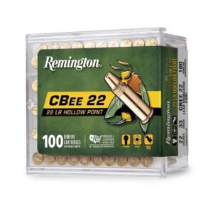 Remington CBee Rimfire Ammo .22 LR 33 gr HP 740 fps 100/ct