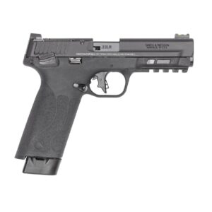 Smith & Wesson M&P 22X .22 LR pistol with 4.1 inch threaded barrel and black polymer frame