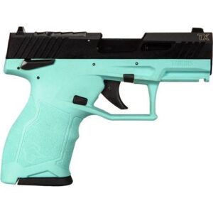 Taurus TX22 Compact .22 LR Cyan/Black with two 13-round magazines