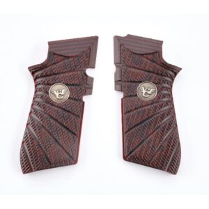 Wilson Combat EDC X9 Aggressive Starburst G-10 Grips Black Cherry