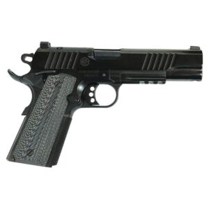 Alpha Foxtrot AF1911 Enhanced 10mm 5 inch handgun, black QPQ finish, G10 grips, RMSc optic cut