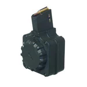 ProMag Black Polymer AR Magazine For  AR-308 .308 Win 50/rd Drum