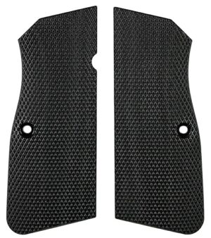 FN High Power G10 Diamond Back pistol grips in black