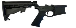 Zeus Arms Artemis billet AR-15 complete lower with M4 stock and buffer tube kit