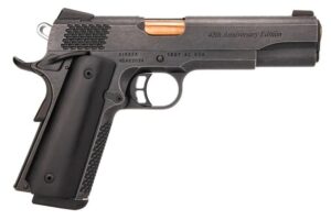 Kimber 45th Anniversary 1911 .45 ACP 5-inch barrel Distressed Bluing Black Buffalo Horn grips