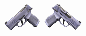 SIG SAUER P365X two-tone purple 9mm pistol, 3.10in barrel, optic-ready
