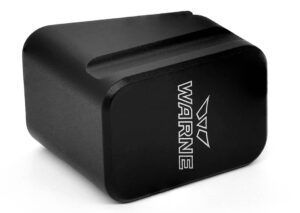 Warne magazine extension for Glock 17/22, black, 6061-T6 aluminum, +5 9mm / +4 .40