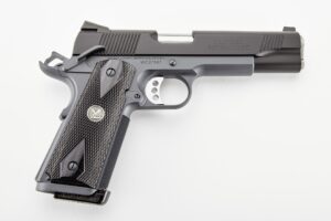 Wilson Combat Tactical Supergrade .45 ACP 5 inch pistol in Black/Gray Armor-Tuff finish