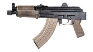 Arsenal SAM7K 7.62x39mm AK pistol in FDE with 30rd magazine and hard case