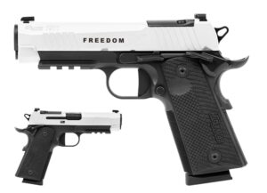 Sig Sauer 1911 X Carry Freedom Series .45 ACP two-tone white Cerakote slide with black frame and G10 grips