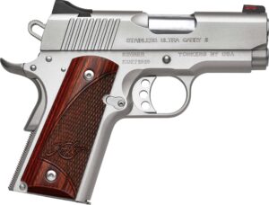 Kimber Ultra Carry II .45 ACP 3-inch stainless pistol with rosewood grips
